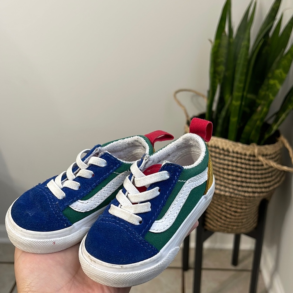 Toddler Vans Yacht Club Old Skool Elastic Lace size4